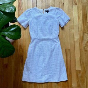 J. Crew white eyelet cocktail dress 2T